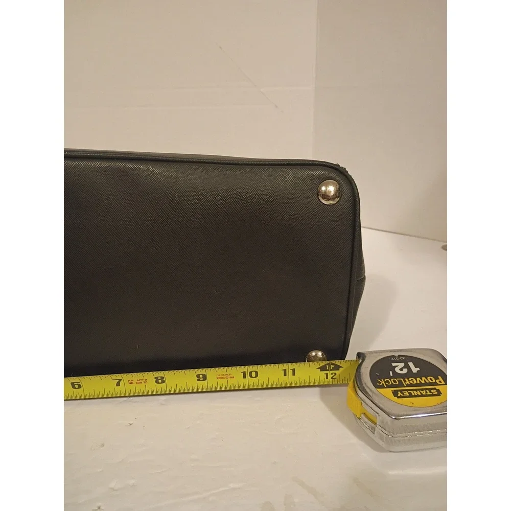 Coach Signature Monogram Canvas Dome Satchel Bag Black Gray F31401